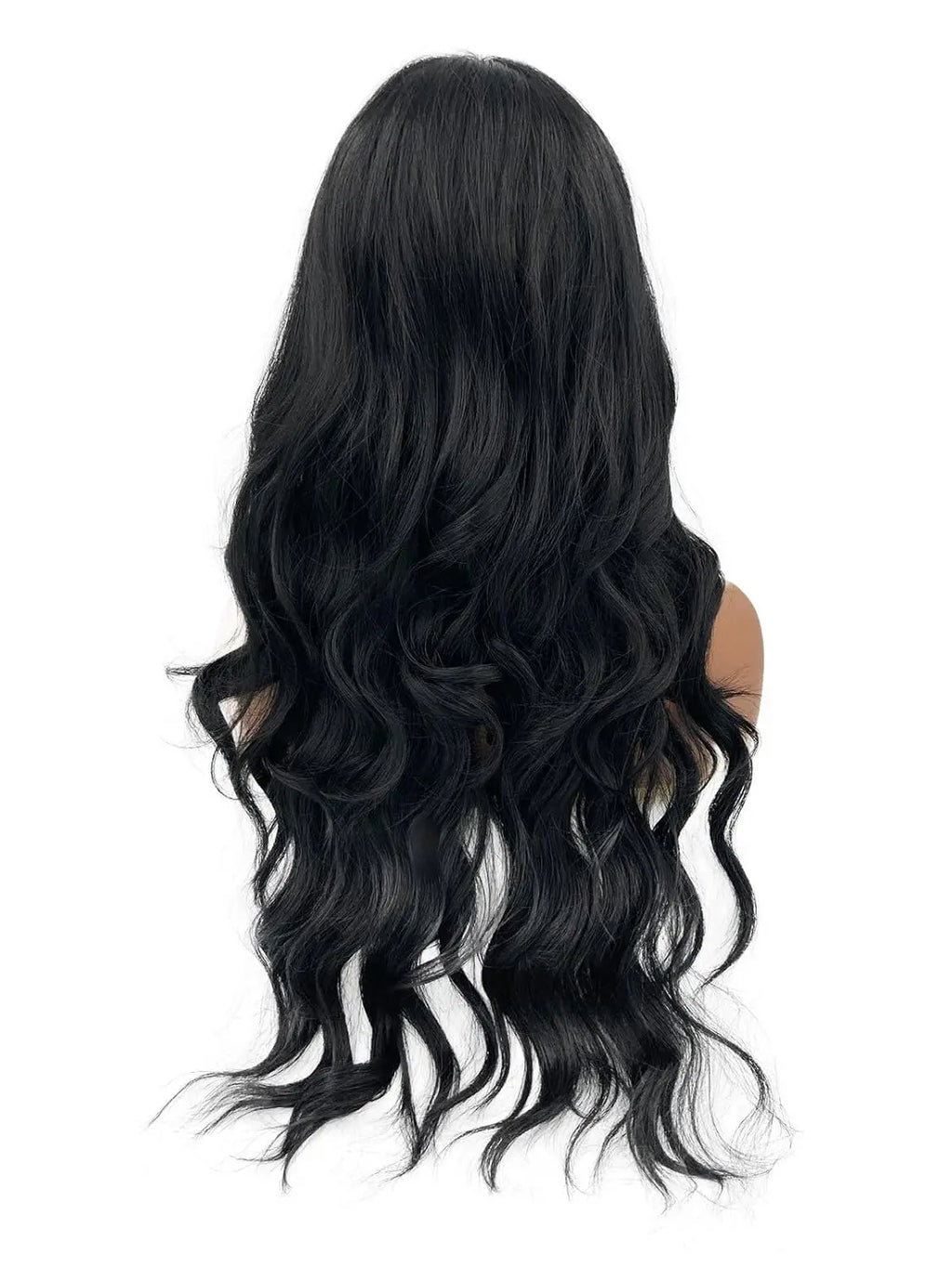 Fashion Big Wave Curly Wig 24 Inch, Heat Friendly Synthetic, Adjustable 21-23in Cap, Perfect for Outfit Matching